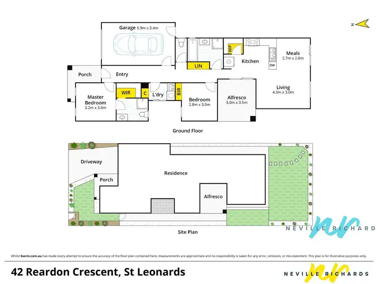 Floorplan of Homely house listing, 42 Reardon Crescent, St Leonards VIC 3223