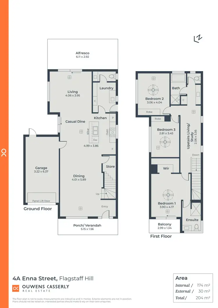 Floorplan of Homely house listing, 4a Enna Street, Flagstaff Hill SA 5159
