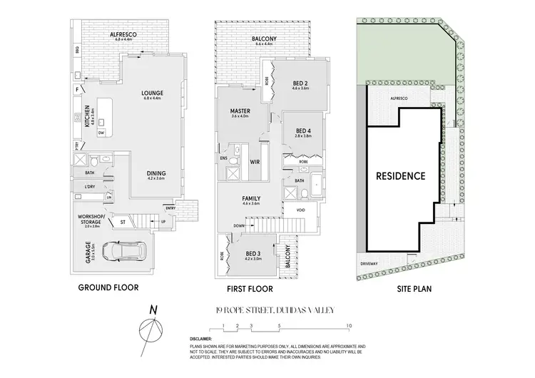 Floorplan of Homely semi-detached listing, 19 Rope Street, Dundas Valley NSW 2117