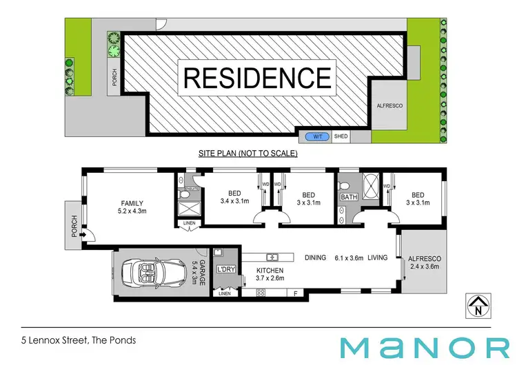 Floorplan of Homely house listing, 5 Lennox Street, The Ponds NSW 2769