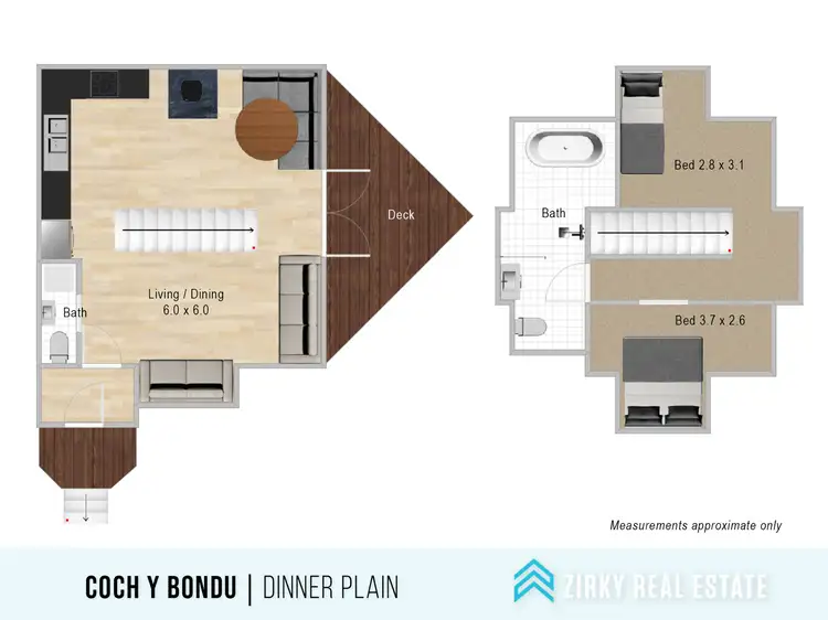 Floorplan of Homely house listing, 10 Heritage Chalets, Dinner Plain VIC 3898