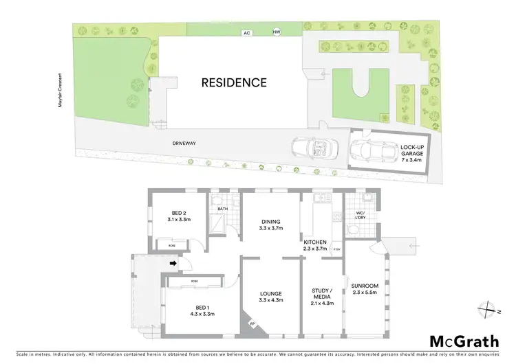 Floorplan of Homely house listing, 23 Mayfair Crescent, Beverly Hills NSW 2209