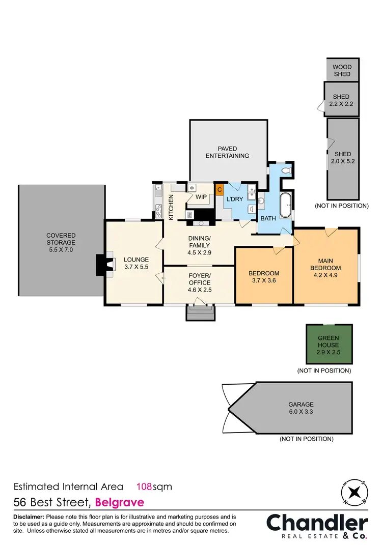 Floorplan of Homely house listing, 56 Best Street, Belgrave VIC 3160