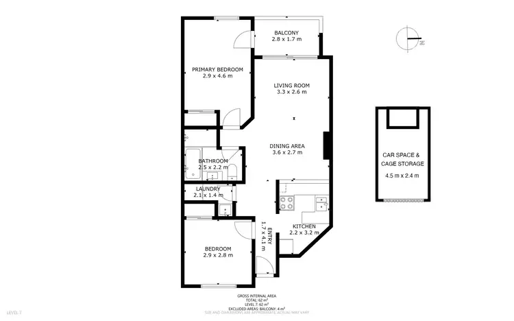 Floorplan of Homely apartment listing, 49/71 Victoria Street, Potts Point NSW 2011