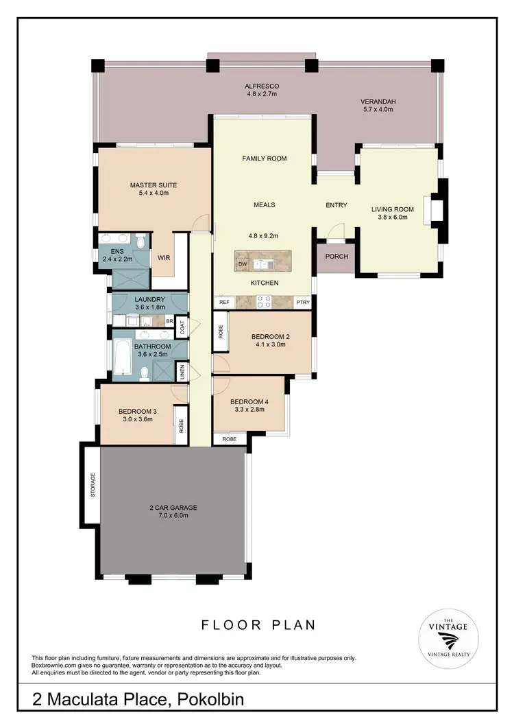 Floorplan of Homely house listing, 2 Maculata Place, Pokolbin NSW 2320