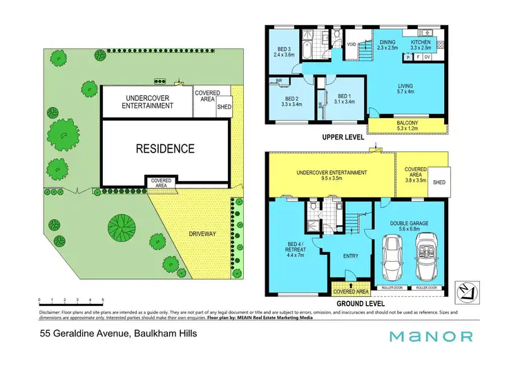 Floorplan of Homely house listing, 55 Geraldine Avenue, Baulkham Hills NSW 2153