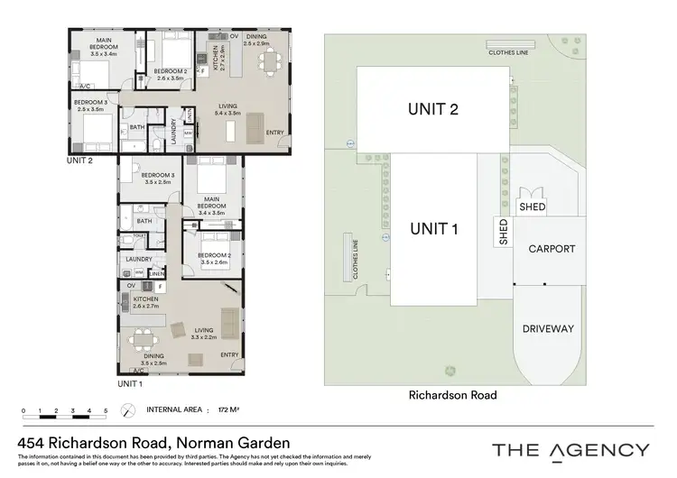 Floorplan of Homely semi-detached listing, 454 Richardson Road, Norman Gardens QLD 4701