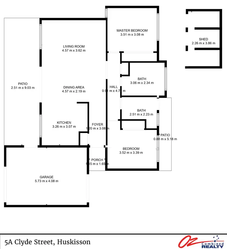 Floorplan of Homely house listing, 5A Clyde Street, Huskisson NSW 2540