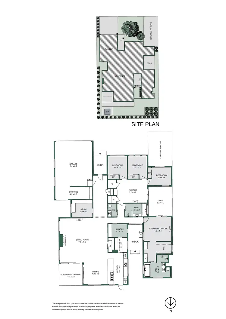 Floorplan of Homely house listing, 56 Parkedge Circuit, Rosebud VIC 3939