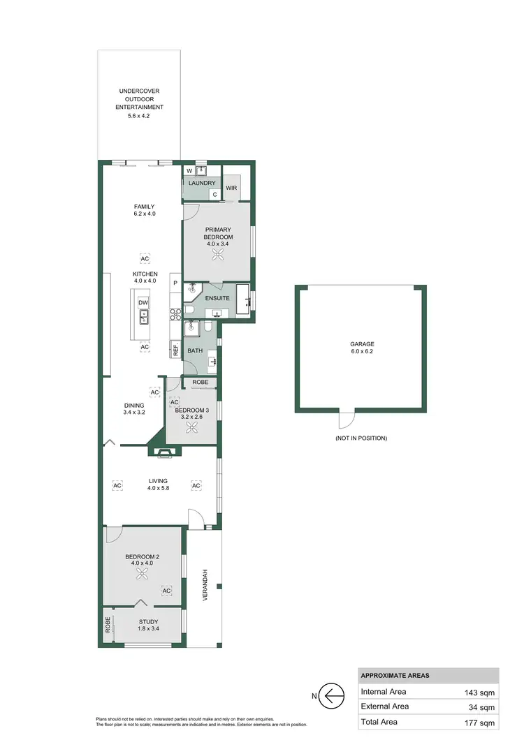Floorplan of Homely house listing, 42 Charles Sturt Avenue, Grange SA 5022