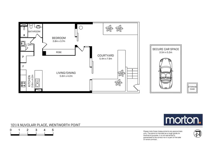 Floorplan of Homely apartment listing, 101/4 Nuvolari Place, Wentworth Point NSW 2127