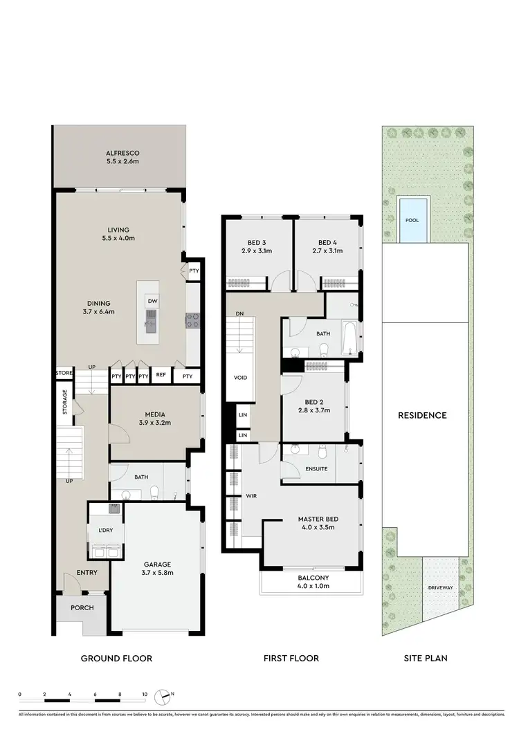 Floorplan of Homely semi-detached listing, 33a Ingara Avenue, Miranda NSW 2228
