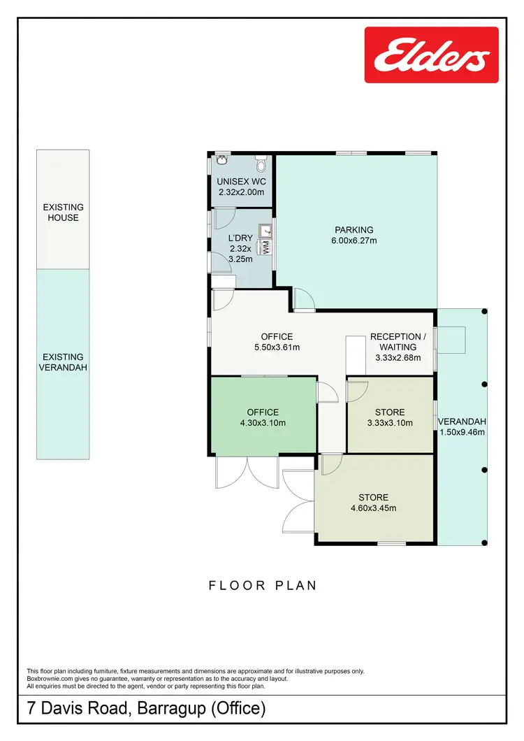 Floorplan of Homely house listing, 7 Davis Road, Barragup WA 6209