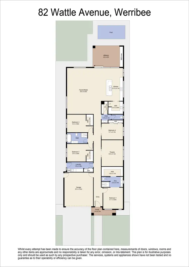 Floorplan of Homely house listing, 82 Wattle Avenue, Werribee VIC 3030