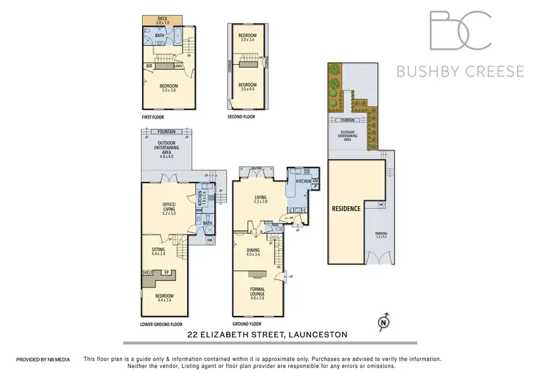 Floorplan of Homely house listing, 22 Elizabeth Street, Launceston TAS 7250