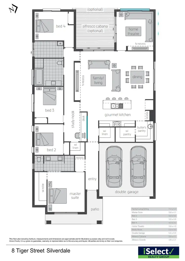 Floorplan of Homely house listing, 8 Tiger Street, Silverdale NSW 2752