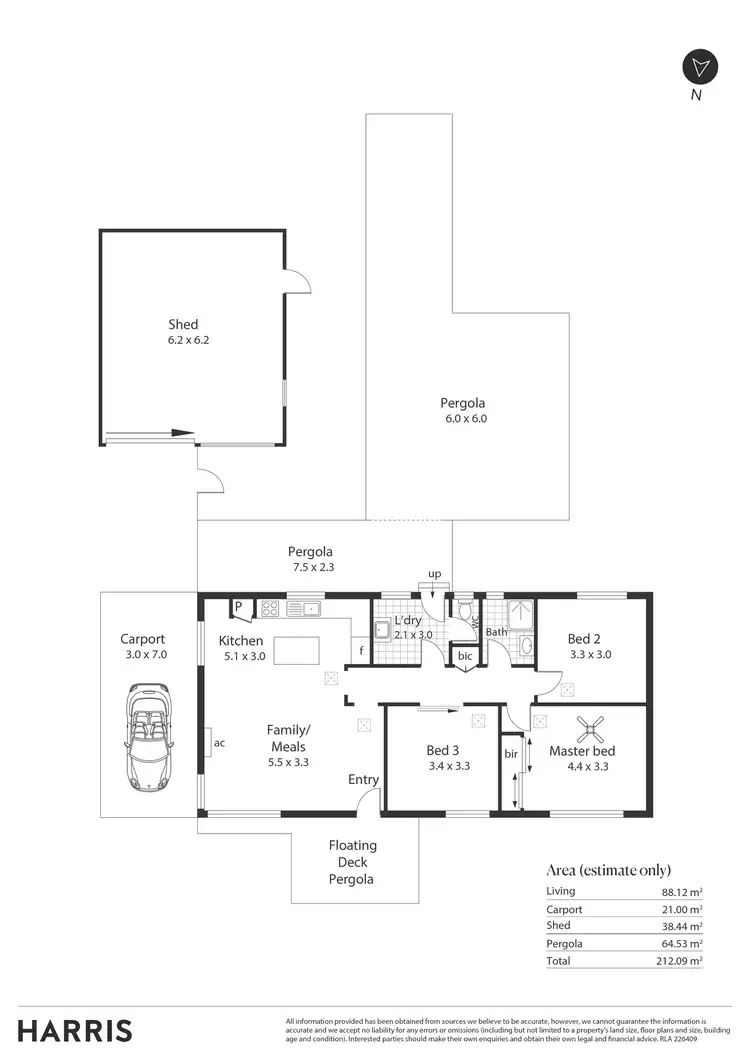 Floorplan of Homely house listing, 4 Enterprise Road, Elizabeth East SA 5112