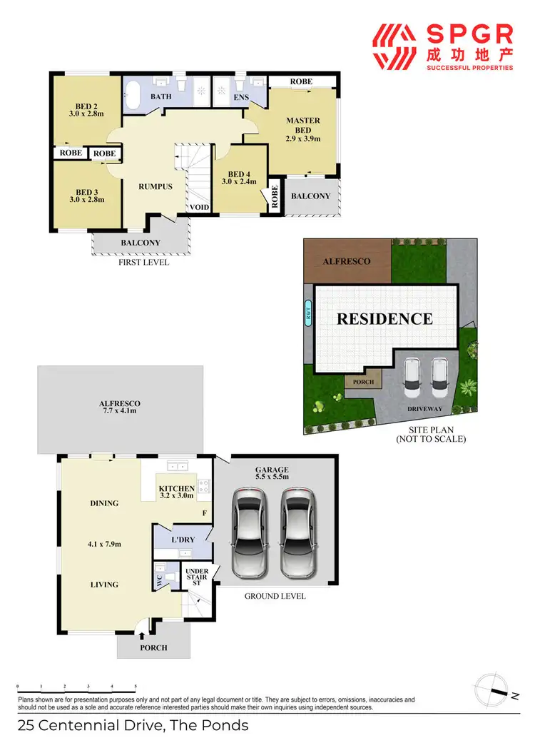 Floorplan of Homely house listing, 25 Centennial Drive, The Ponds NSW 2769