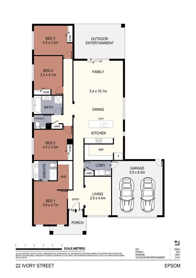 Floorplan of Homely house listing, 22 Ivory Street, Epsom VIC 3551