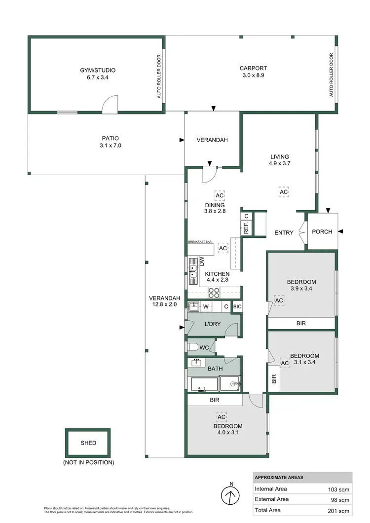 Floorplan of Homely house listing, 19 Troon Avenue, Seaton SA 5023