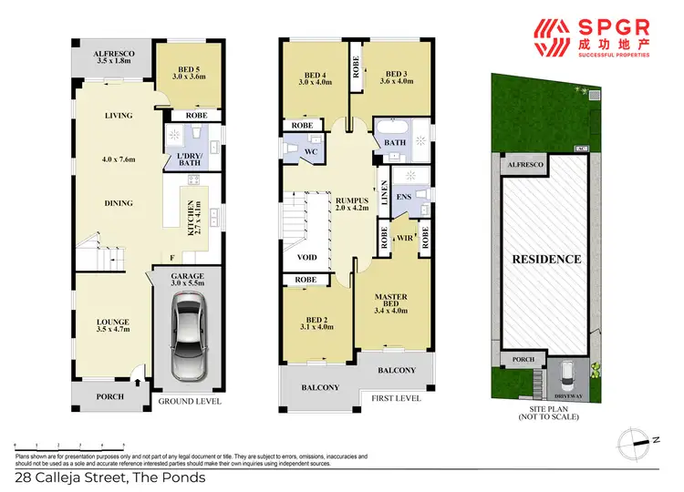 Floorplan of Homely house listing, 28 Calleja Street, The Ponds NSW 2769