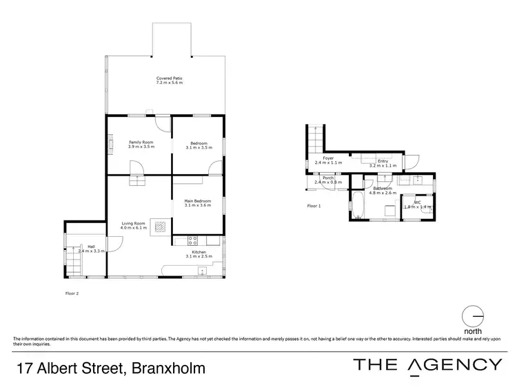 Floorplan of Homely house listing, 17 Albert Street, Branxholm TAS 7261