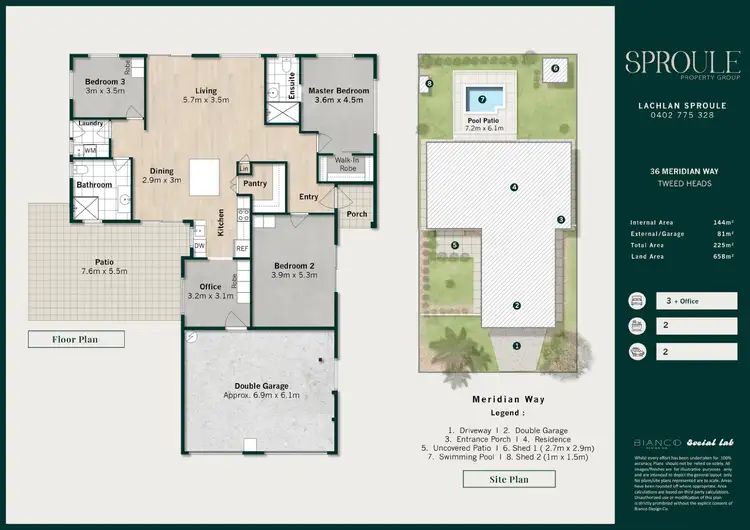 Floorplan of Homely house listing, 36 Meridian Way, Tweed Heads NSW 2485