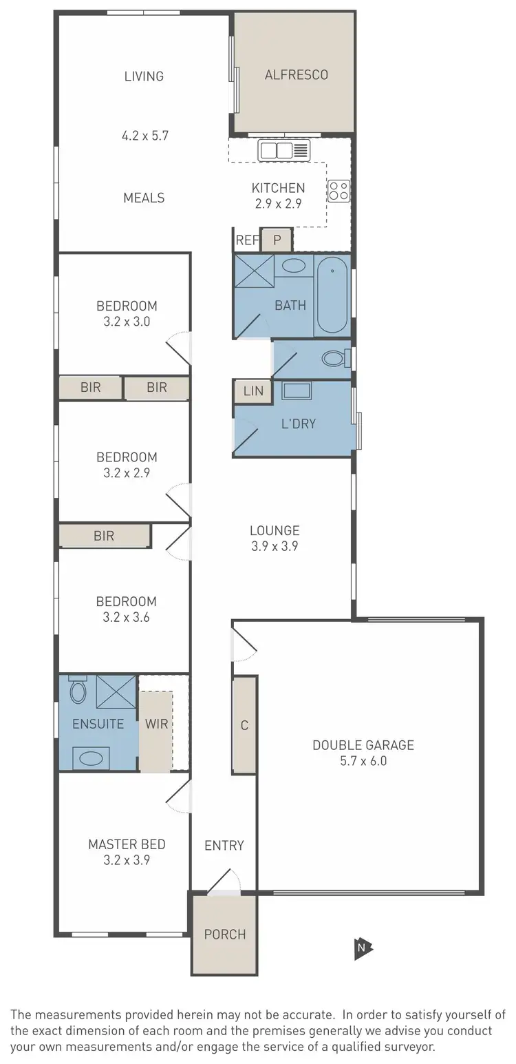 Floorplan of Homely house listing, 15 Bush Street, Manor Lakes VIC 3024