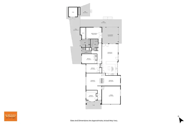 Floorplan of Homely house listing, 3 Koorong Place, Queanbeyan West NSW 2620