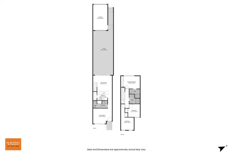 Floorplan of Homely townhouse listing, 61 Tassel Terrace, Tralee NSW 2620