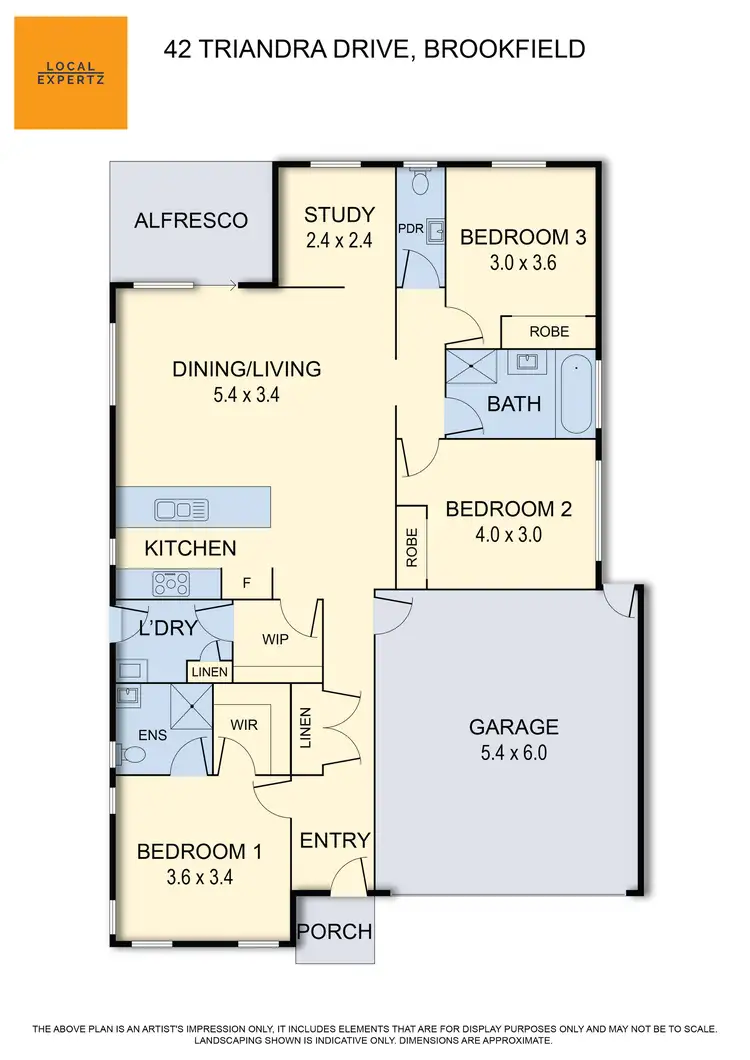 Floorplan of Homely house listing, 42 Triandra Drive, Brookfield VIC 3338