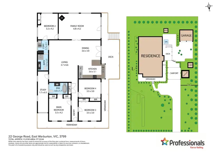 Floorplan of Homely house listing, 22 George Road, East Warburton VIC 3799