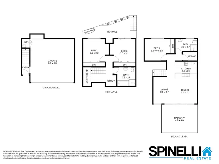 Floorplan of Homely townhouse listing, 2/44 Cummins Street, Unanderra NSW 2526