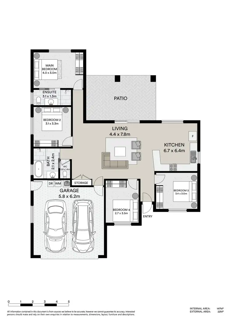 Floorplan of Homely house listing, 3 Patella Place, Zilzie QLD 4710