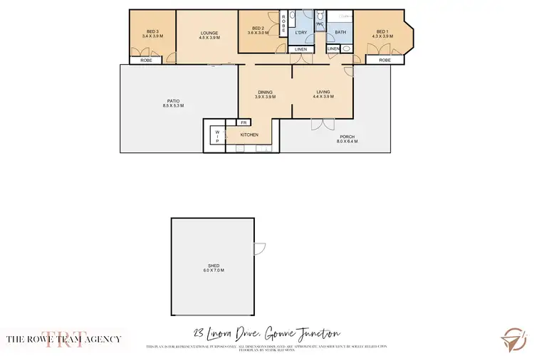 Floorplan of Homely rural property listing, 23 Linora Drive, Gowrie Mountain QLD 4350