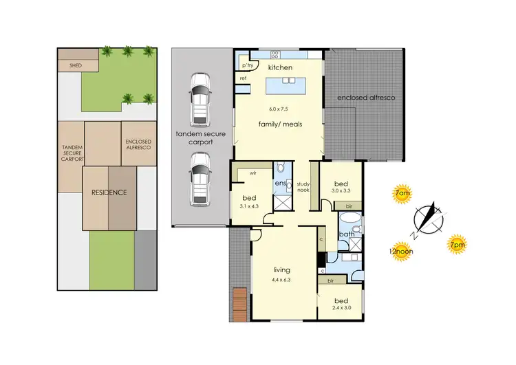 Floorplan of Homely house listing, 297 Frankston-Dandenong Road, Frankston North VIC 3200