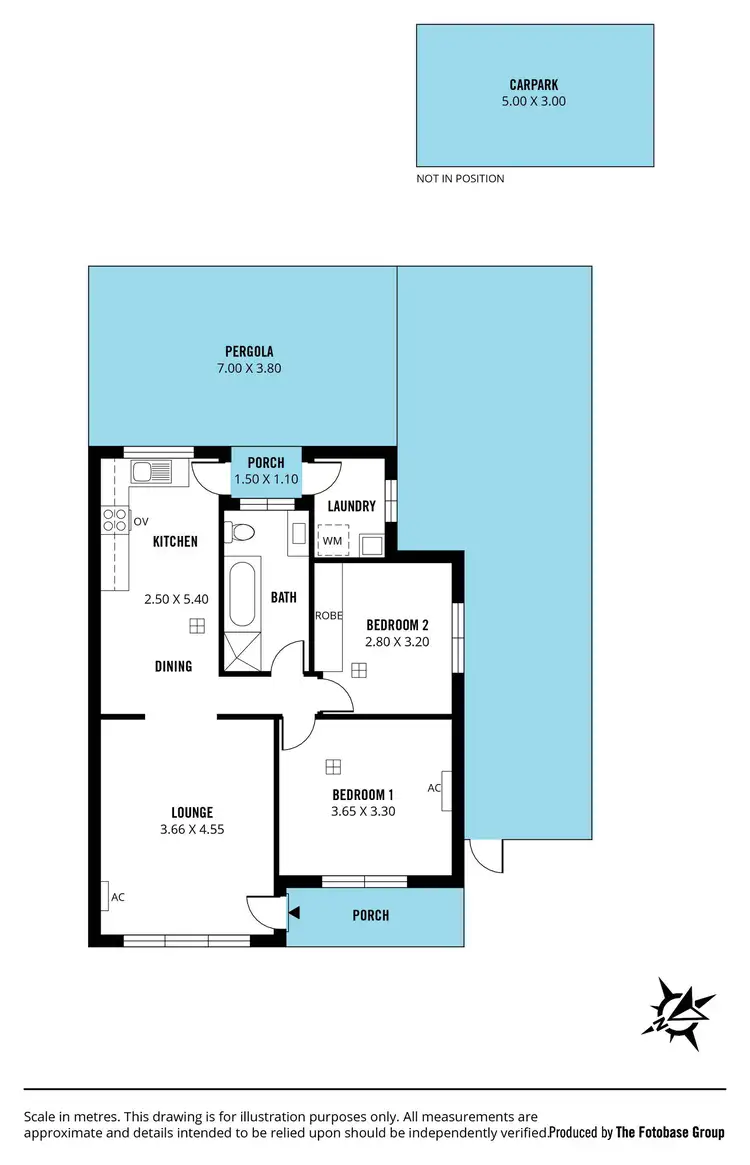 Floorplan of Homely apartment listing, 1/21 Dewer Avenue, Ridgehaven SA 5097