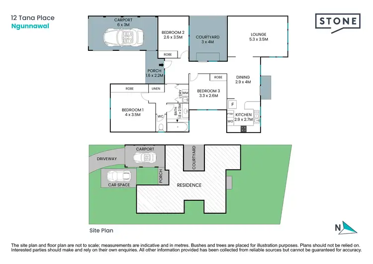 Floorplan of Homely house listing, 12 Tana Place, Ngunnawal ACT 2913