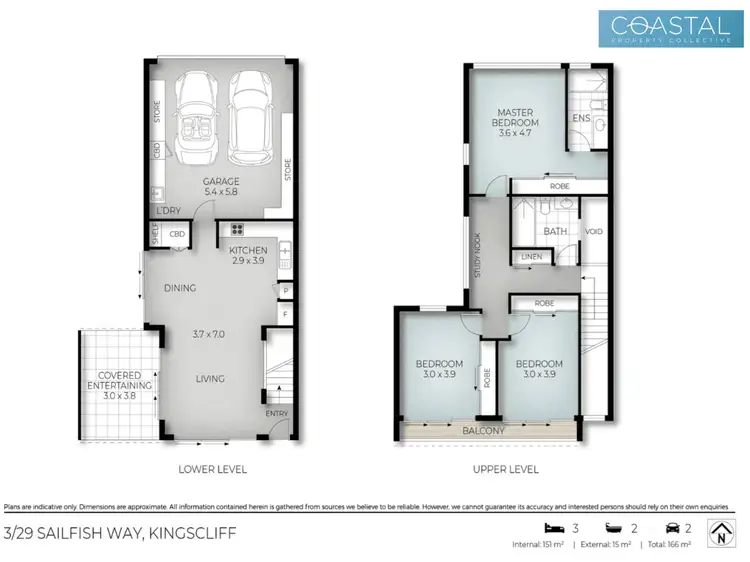 Floorplan of Homely townhouse listing, 3/29 Sailfish Way, Kingscliff NSW 2487