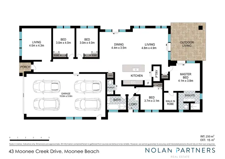 Floorplan of Homely house listing, 43 Moonee Creek Drive, Moonee Beach NSW 2450