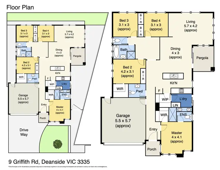 Floorplan of Homely house listing, 9 Griffith Road, Deanside VIC 3336