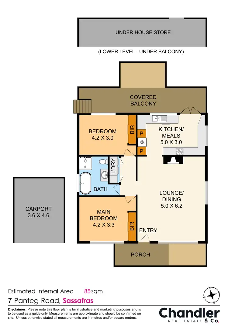 Floorplan of Homely house listing, 7 Panteg Road, Sassafras VIC 3787