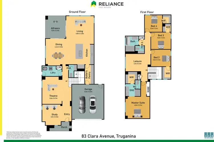 Floorplan of Homely house listing, 83 Clara Avenue, Truganina VIC 3029