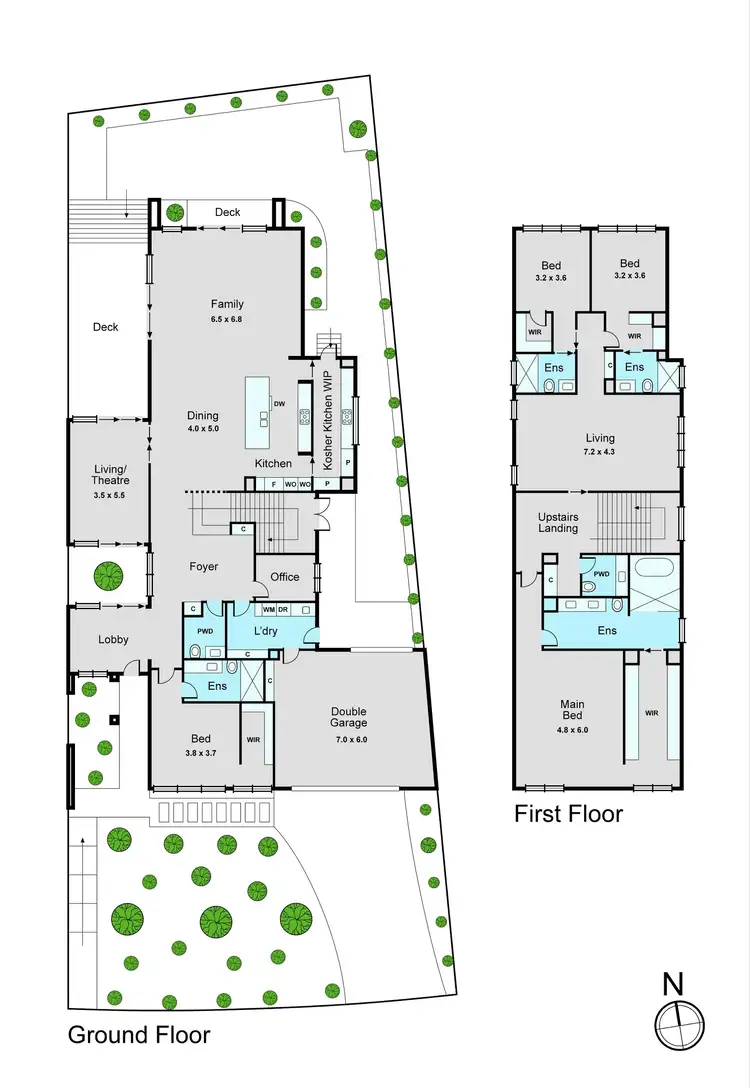 Floorplan of Homely house listing, 17 Widdop Crescent, Hampton East VIC 3188