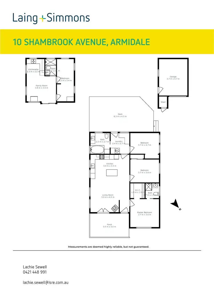 Floorplan of Homely house listing, 10 Shambrook Avenue, Armidale NSW 2350