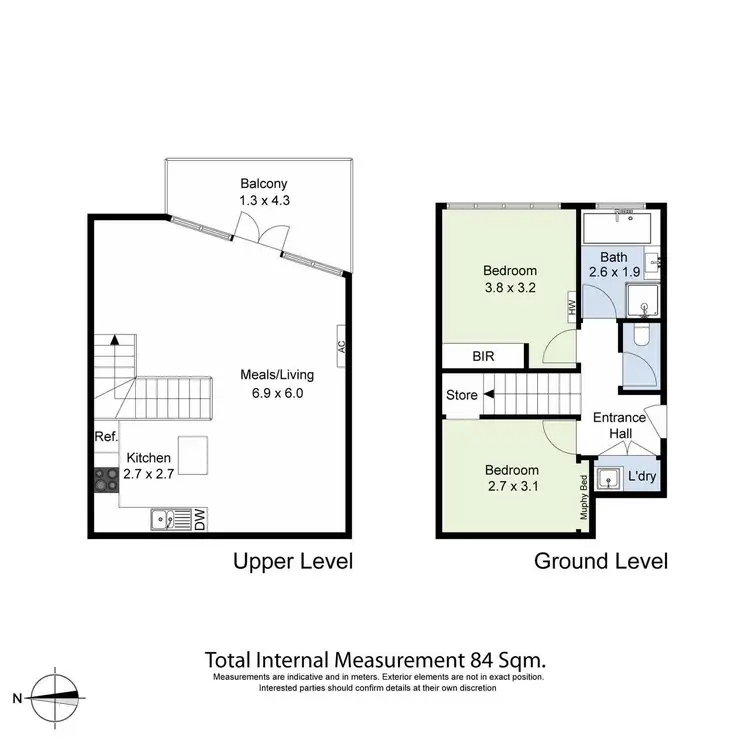 Floorplan of Homely apartment listing, 4/40 Murray Street, Yarraville VIC 3013