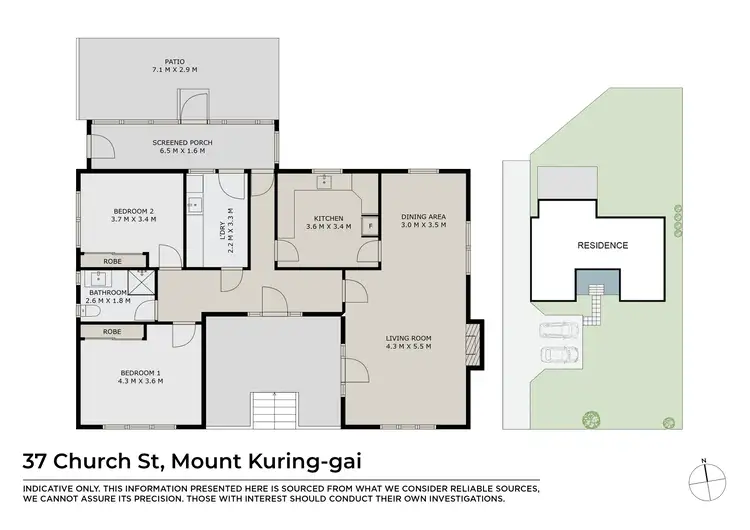 Floorplan of Homely house listing, 37 Church Street, Mount Kuring-Gai NSW 2080