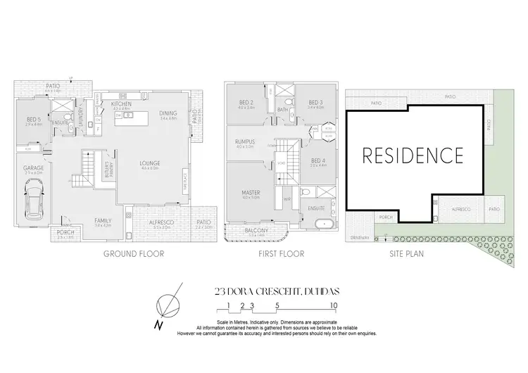 Floorplan of Homely semi-detached listing, 23 Dora Crescent, Dundas NSW 2117