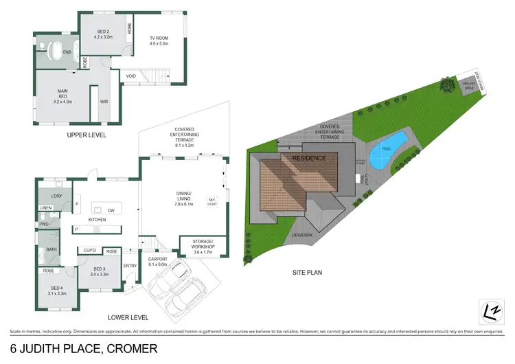 Floorplan of Homely house listing, 6 Judith Place, Cromer NSW 2099