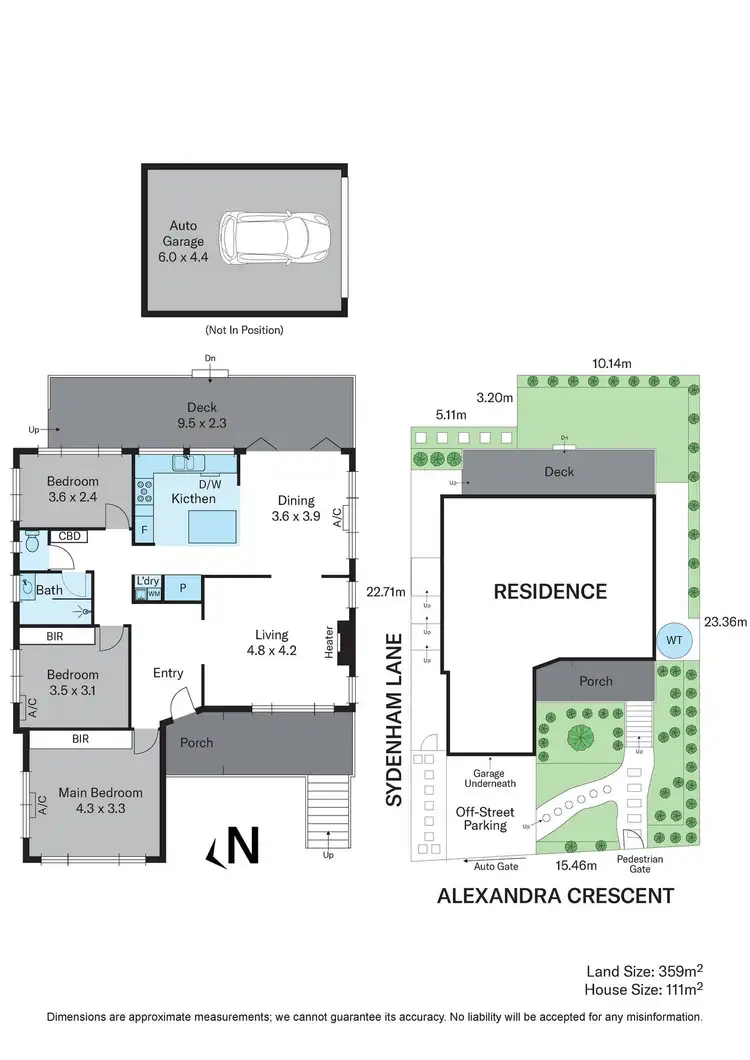 Floorplan of Homely house listing, 6 Alexandra Crescent, Surrey Hills VIC 3127